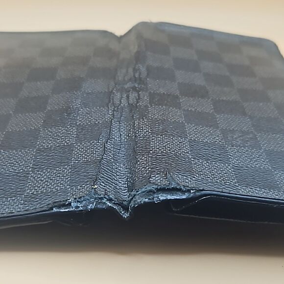 LOUIS VUITTON Brazza Damier Graphite Wallet Authentic Long - Picture 4 of 10